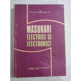     MASURARI  ELECTRICE  SI  ELECTRONICE  -  Edmond  NICOLAU /  Mariana  BELIS